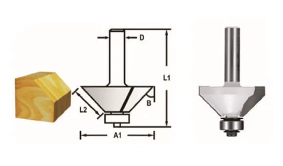 Makita D-48723 Freze Bıçağı 12x50.8 mm