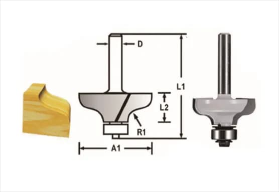 Makita D-48789 Freze Bıçağı 8x38.1 mm