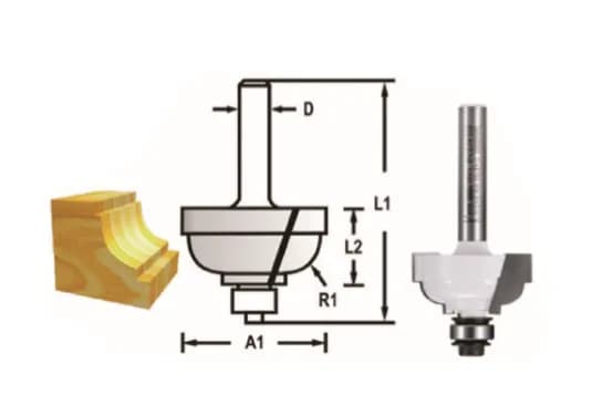 Makita D-48795 Freze Bıçağı 6x25.4 mm