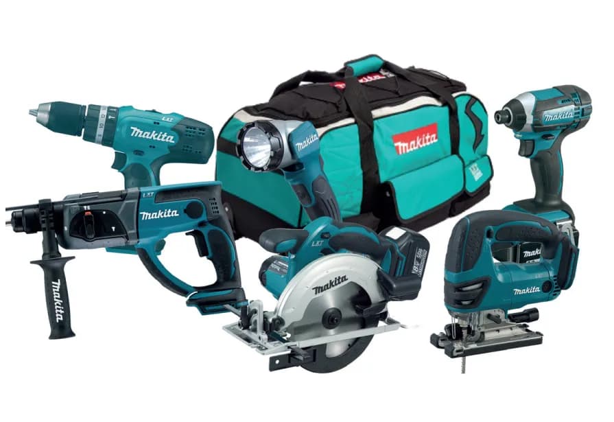 Makita DLX6068PT Dhp453z + Dtd152z + Dss611z + Djv180z + Dhr202z + Dml802z 18V