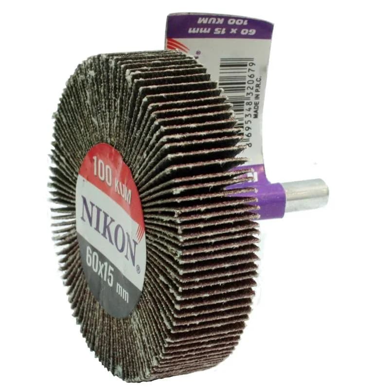 Nikon N32069 Saplı Fırfır Zımpara 60x15 mm 120 Kum